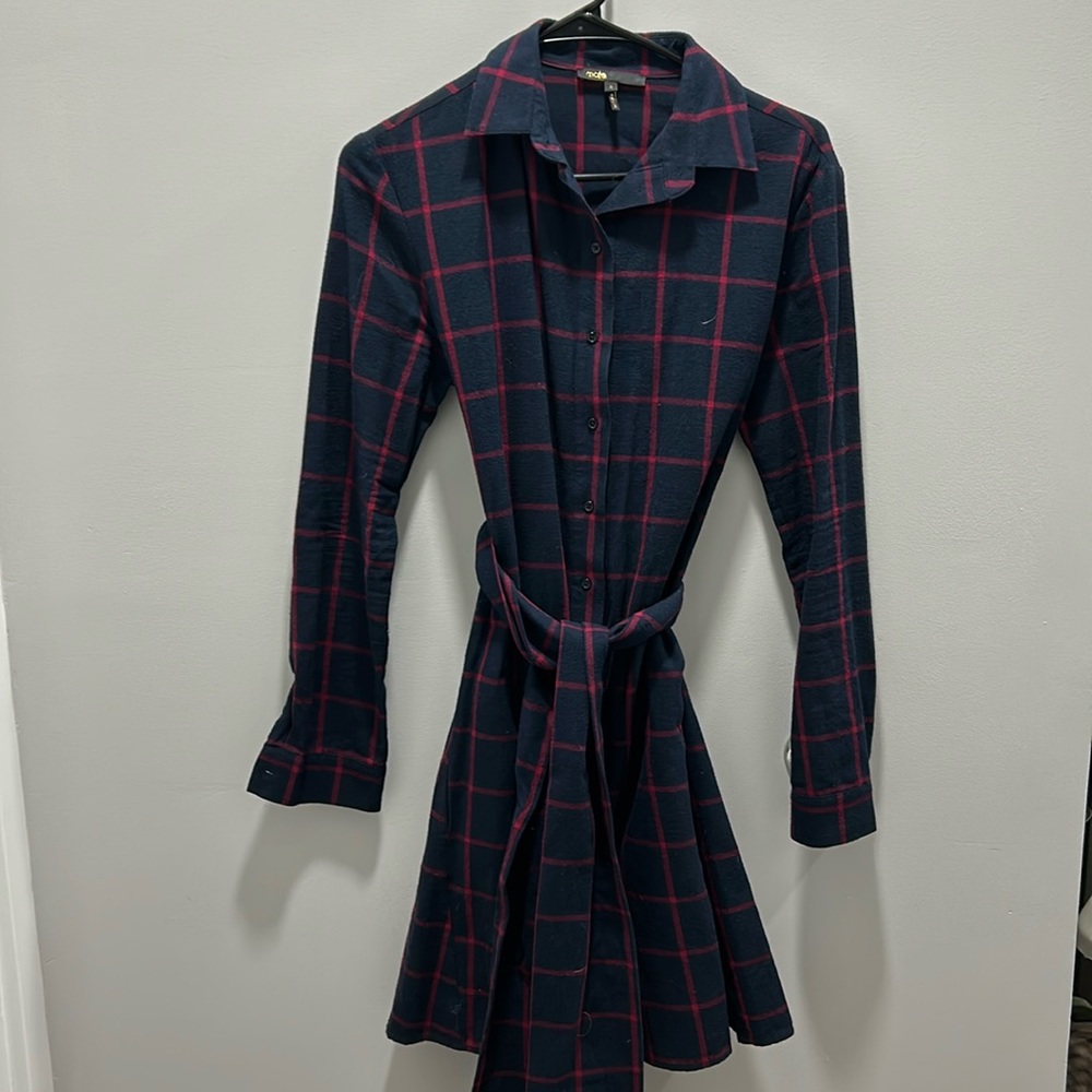 Maje flannel dress
